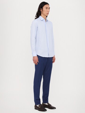 Michael Kors Slim Fit Hemd in Blau