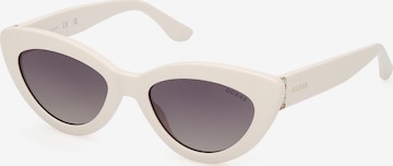 GUESS - Óculos de sol em branco: frente