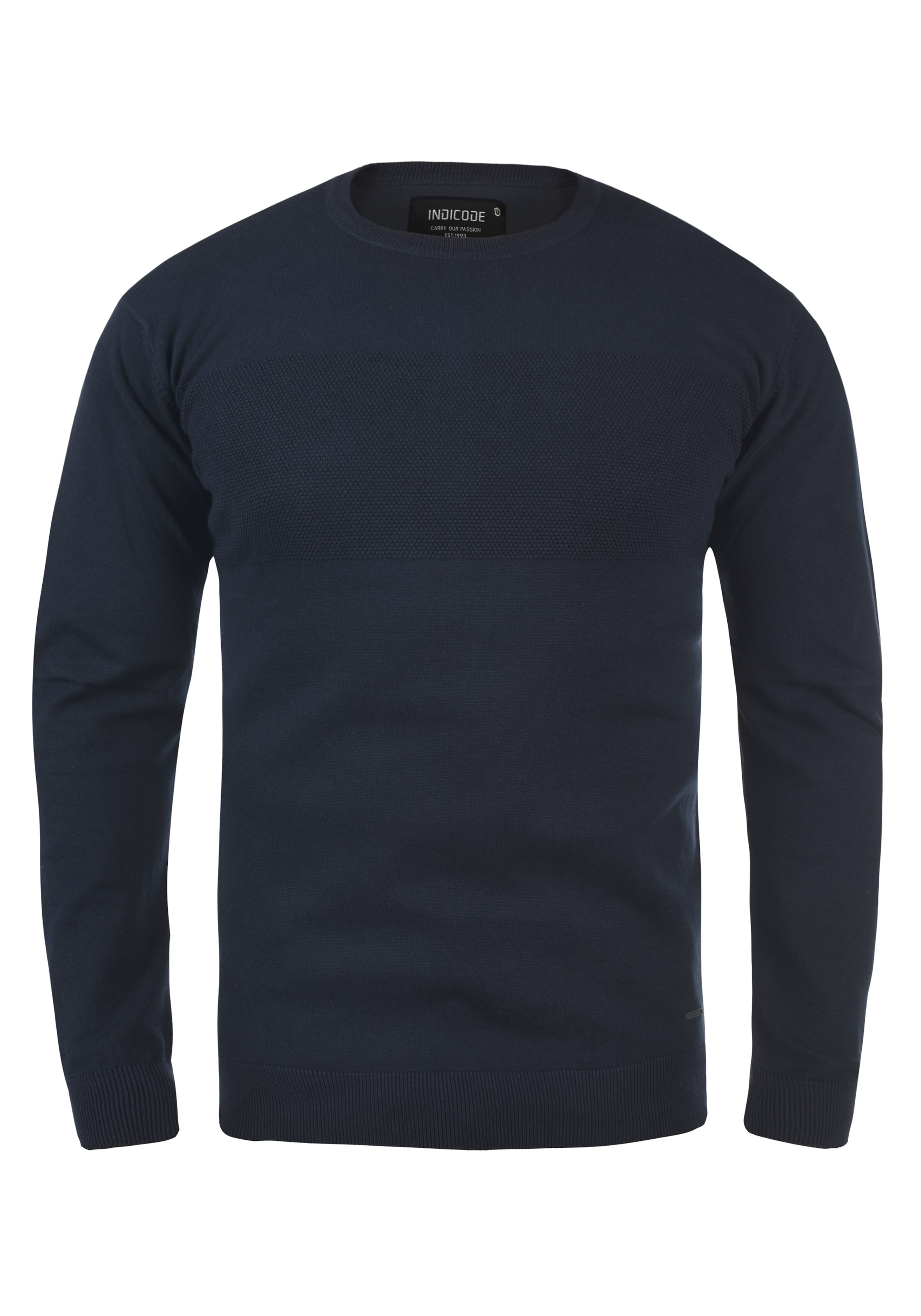 INDICODE JEANS Pullover 'Ernesto' in Blau: Vorderseite