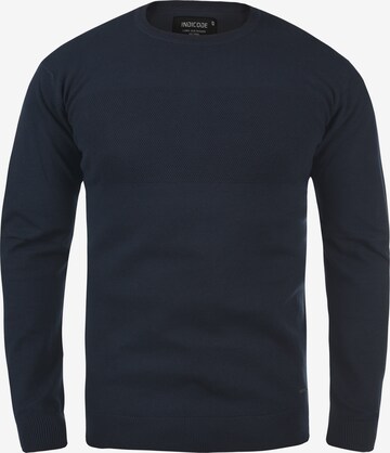 INDICODE JEANS Sweater 'Ernesto' in Blue: front