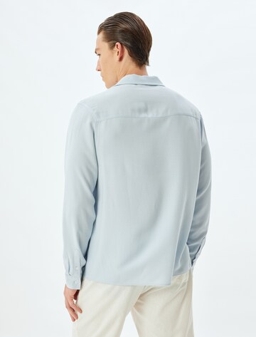 Koton Regular fit Button Up Shirt in Blue