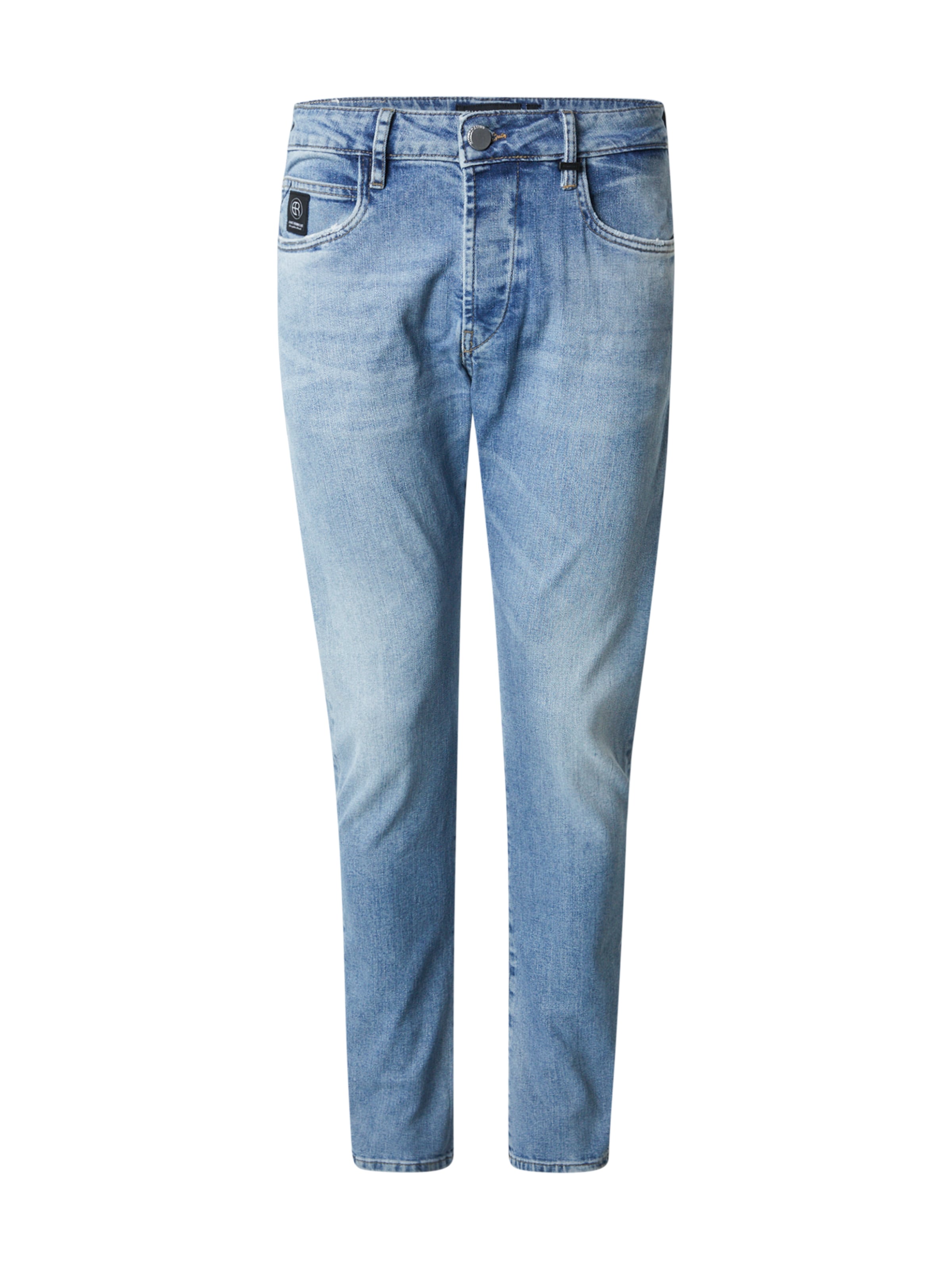 Elias Rumelis Regular Дънки 'Dave' в синьо: отпред