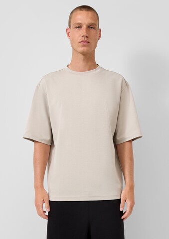 QS Shirt in Beige: Vorderseite
