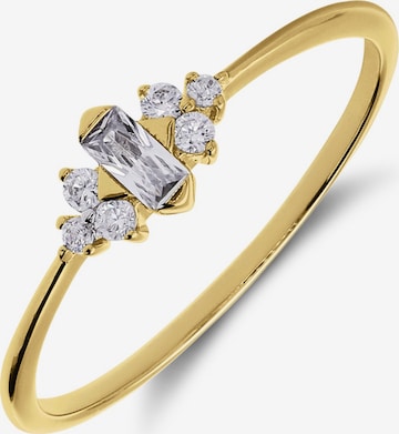Lucardi Ring in Gold: front