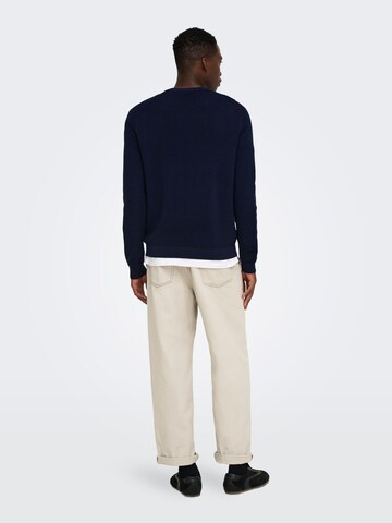 Only & Sons Pullover 'ONSRon' i blå