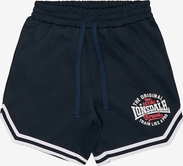 LONSDALE - Regular Calças 'Tow Law' em azul: frente