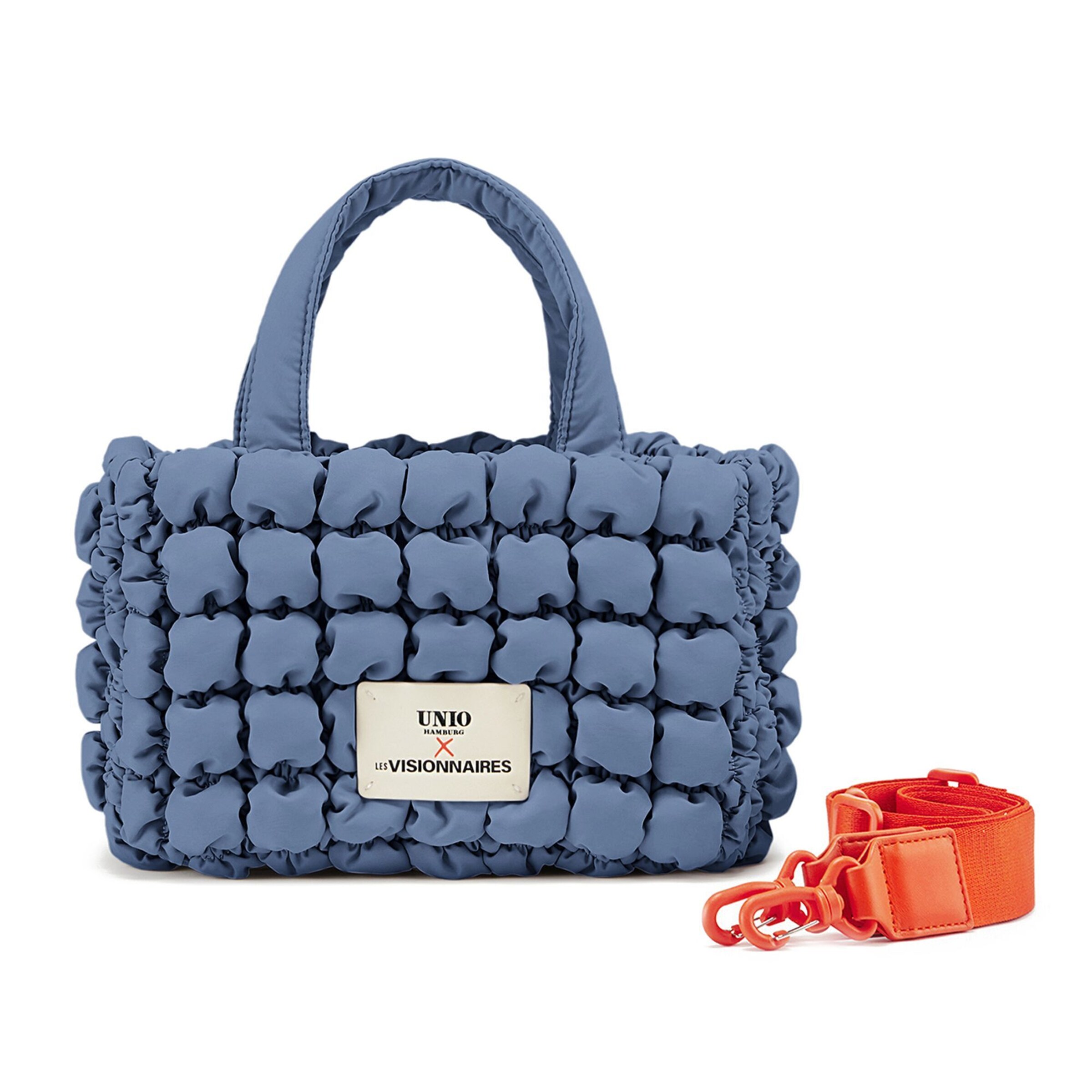 Les Visionnaires Handbag 'Bubbele' in Blue: front