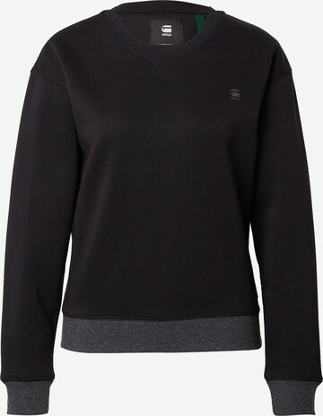 Sweat-shirt G-Star RAW en noir : devant