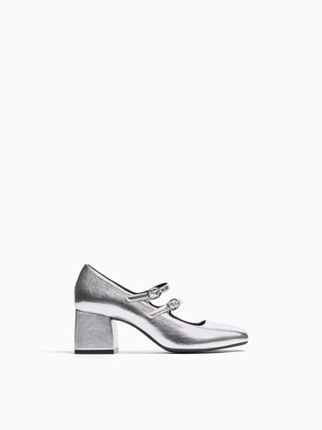 Bershka Pumps in Silver