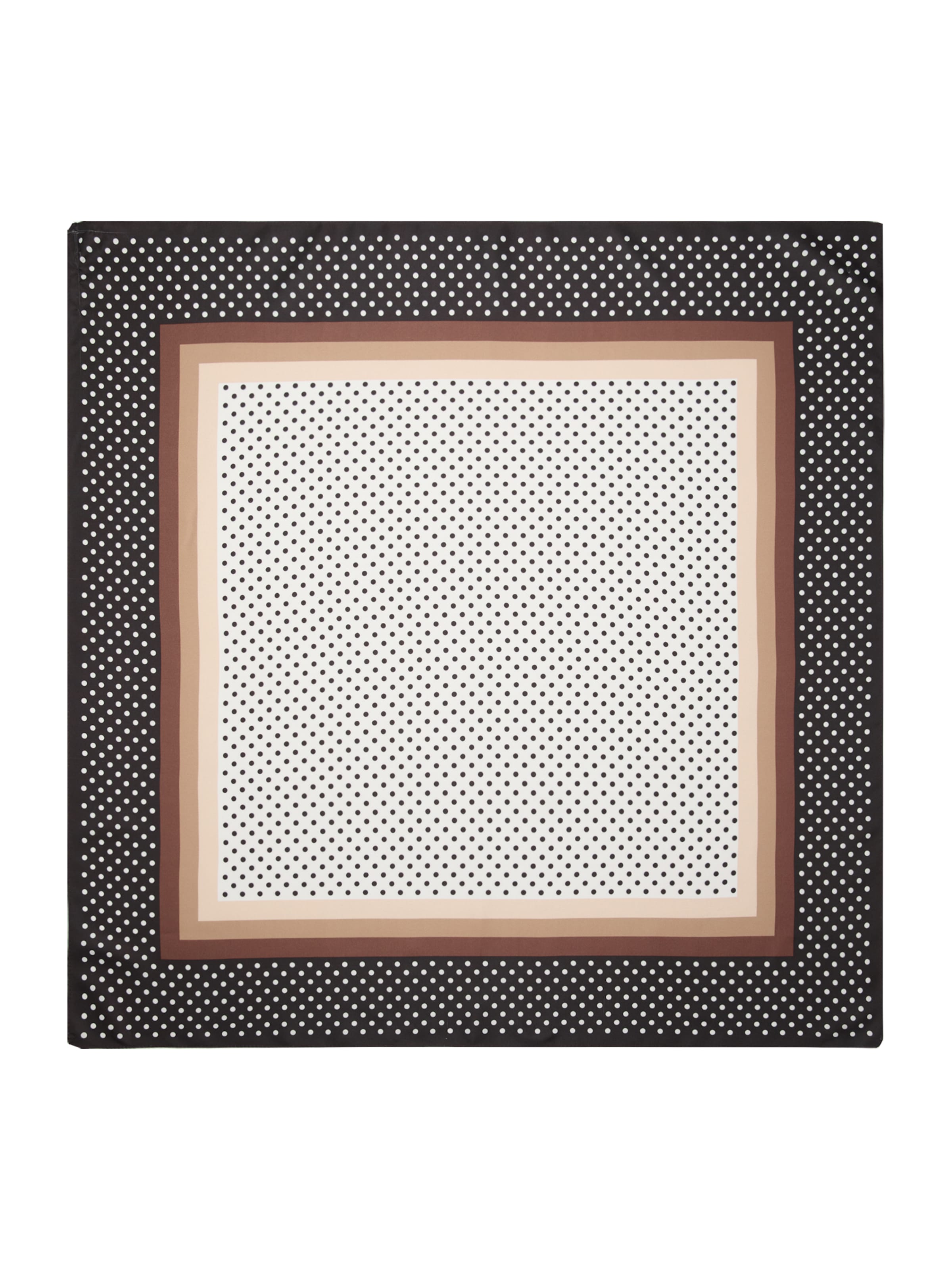 MANGO Šátek 'NIZA' – hnědá: přední strana