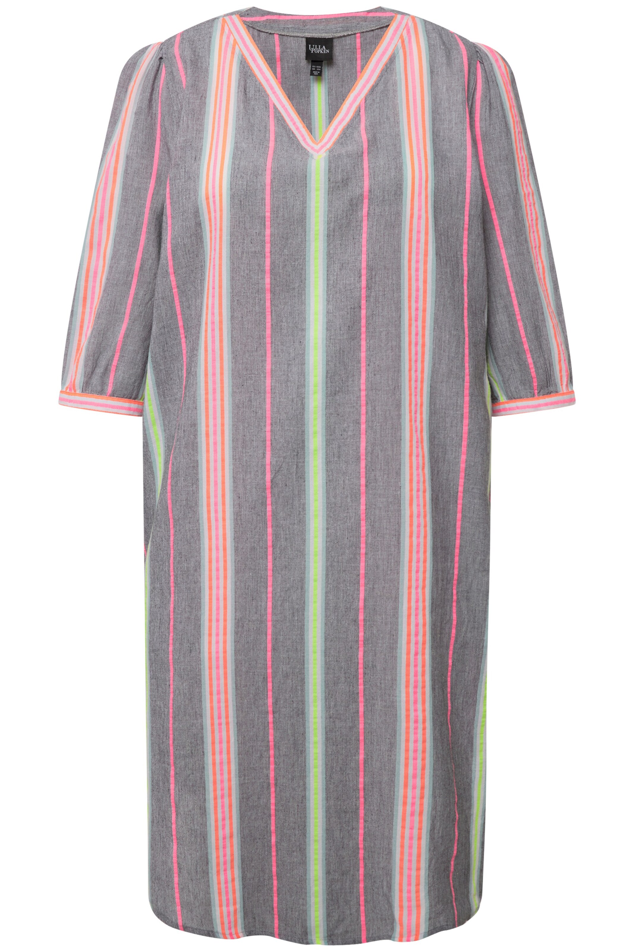 Ulla Popken Jurk in Grijs: voorkant