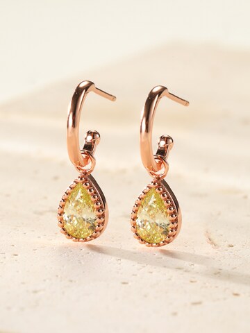Hey Happiness - Pendientes 'August Birthstone' en oro