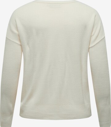 ONLY Carmakoma Sweater 'Sunny' in White