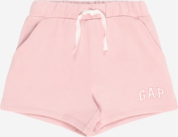 GAP Regular Trousers in Pink: front