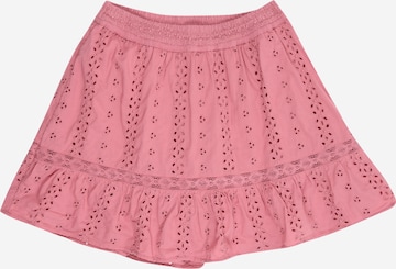 rožinė Abercrombie & Fitch Sijonas: priekis