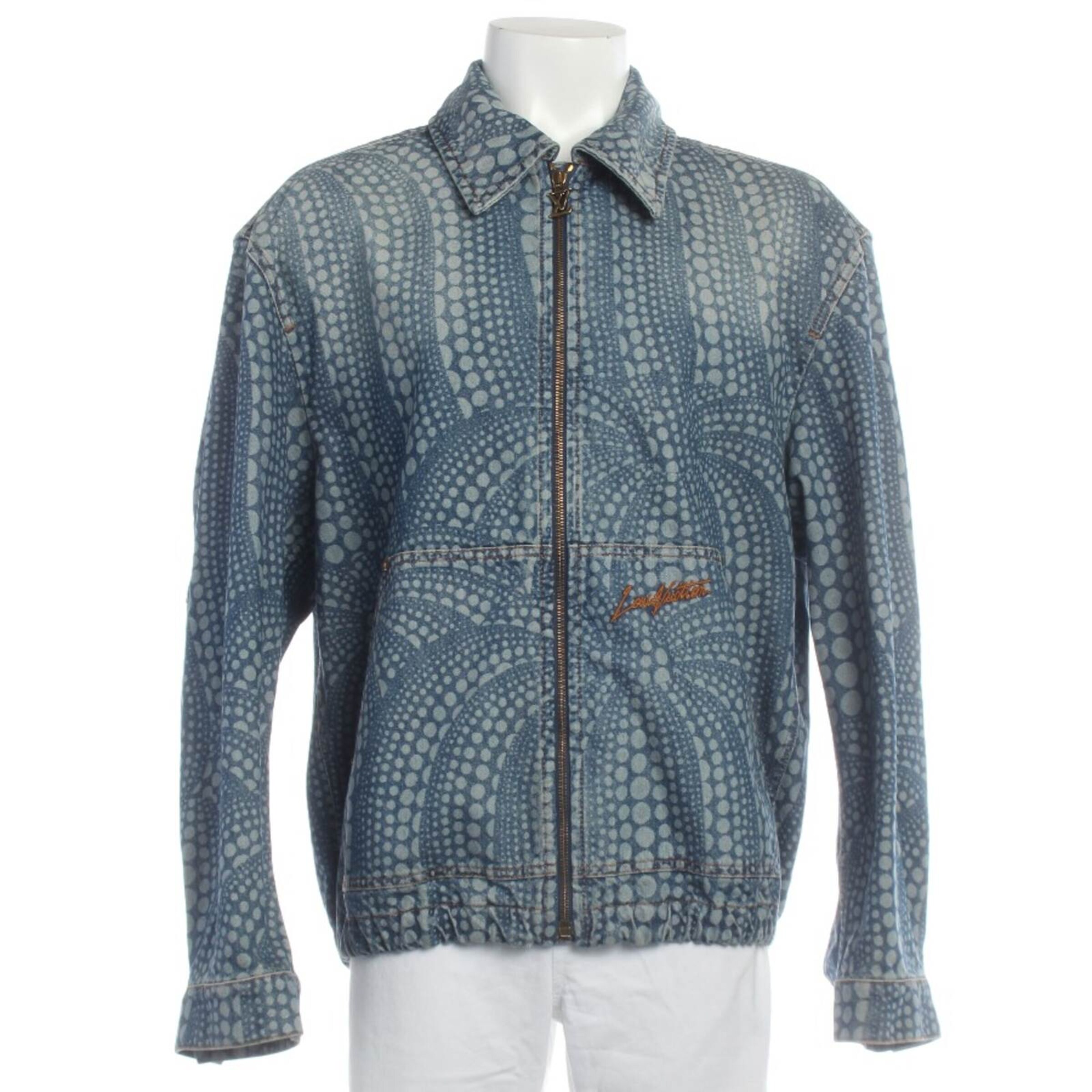 Louis Vuitton Sommerjacke M-L in Blau: Vorderseite