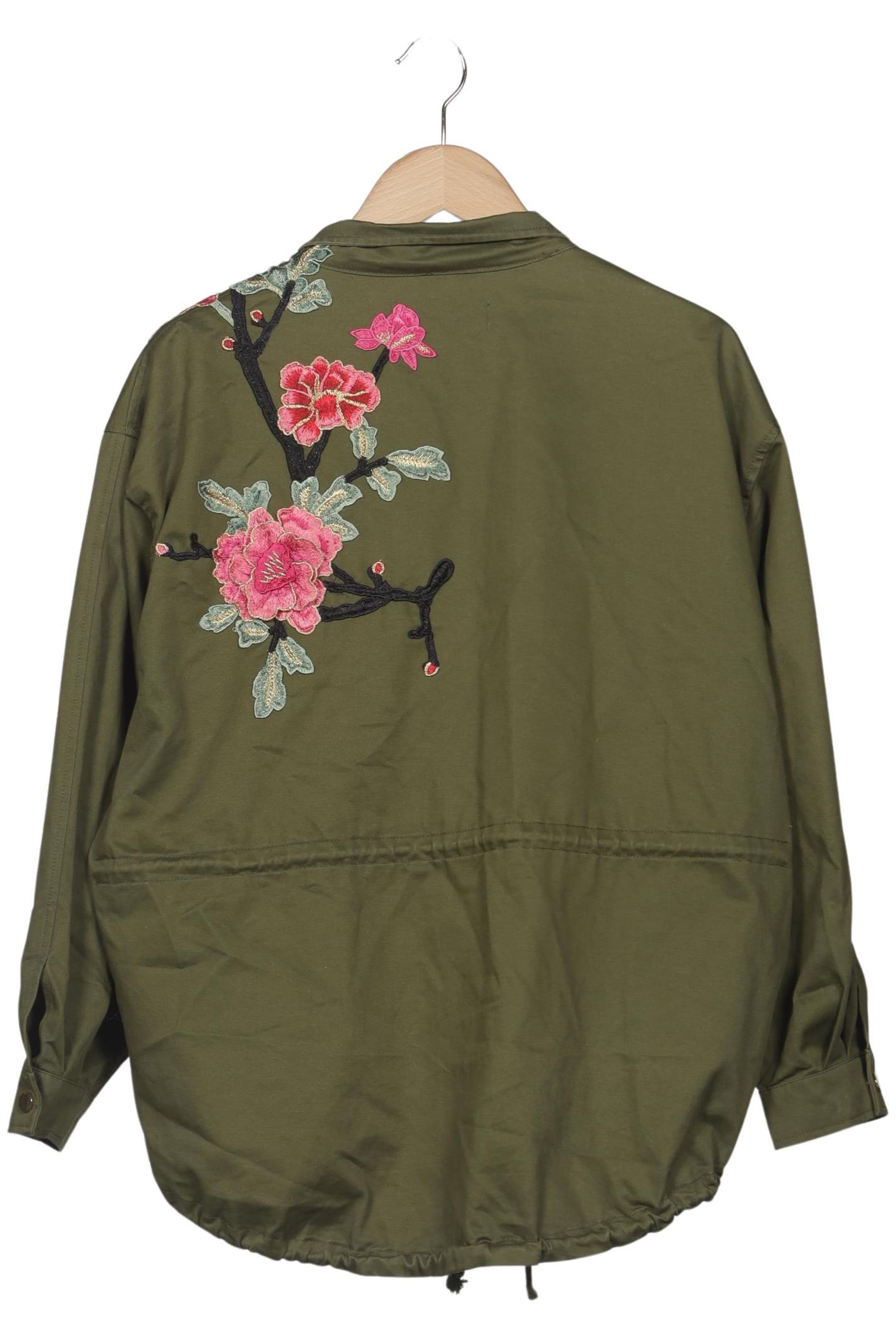 ZARA Jacket & Coat in M in Green