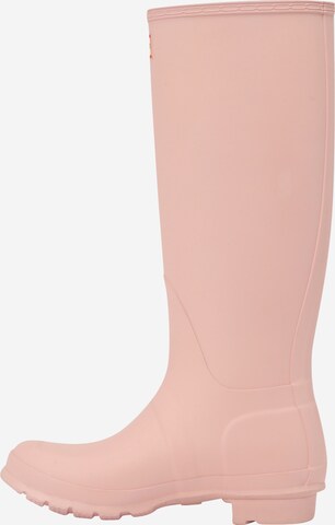 Bottes en caoutchouc HUNTER en rose