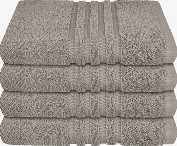 SCHIESSER Towel 'Milano' in Grey: front