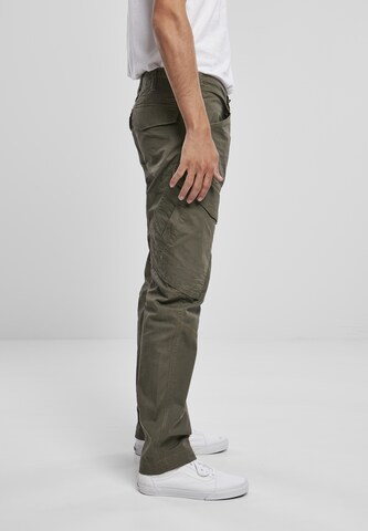 Brandit Slim fit Cargo Pants 'Adven' in Green