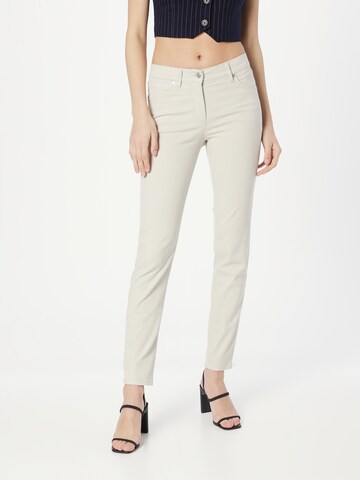 GERRY WEBER Skinny Jeans i beige: framsida