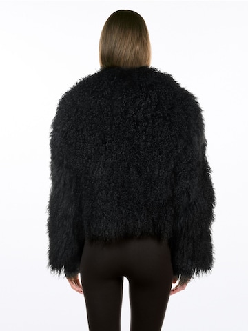WeLoveFurs Winterjacke 'Lammfell Jacke CHLOÈ'‌‌‌‌‌‌‌‌ in Schwarz