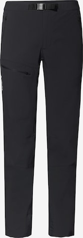 VAUDE Outdoorhose 'Badile II' in Schwarz: Vorderseite