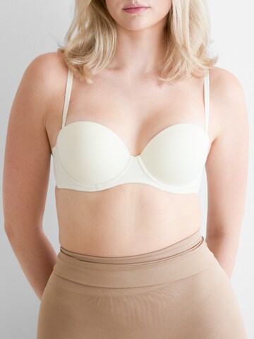 cfab (formerly creamy fabrics) BH 'Ultra Push-Up BH'‌‌‌‌‌ in Weiß: Vorderseite