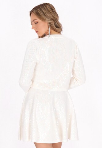 faina - Cárdigan 'Fashion Look' en blanco
