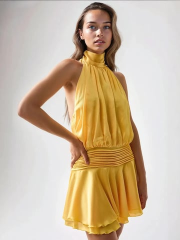 Hiccup Jurk in Geel