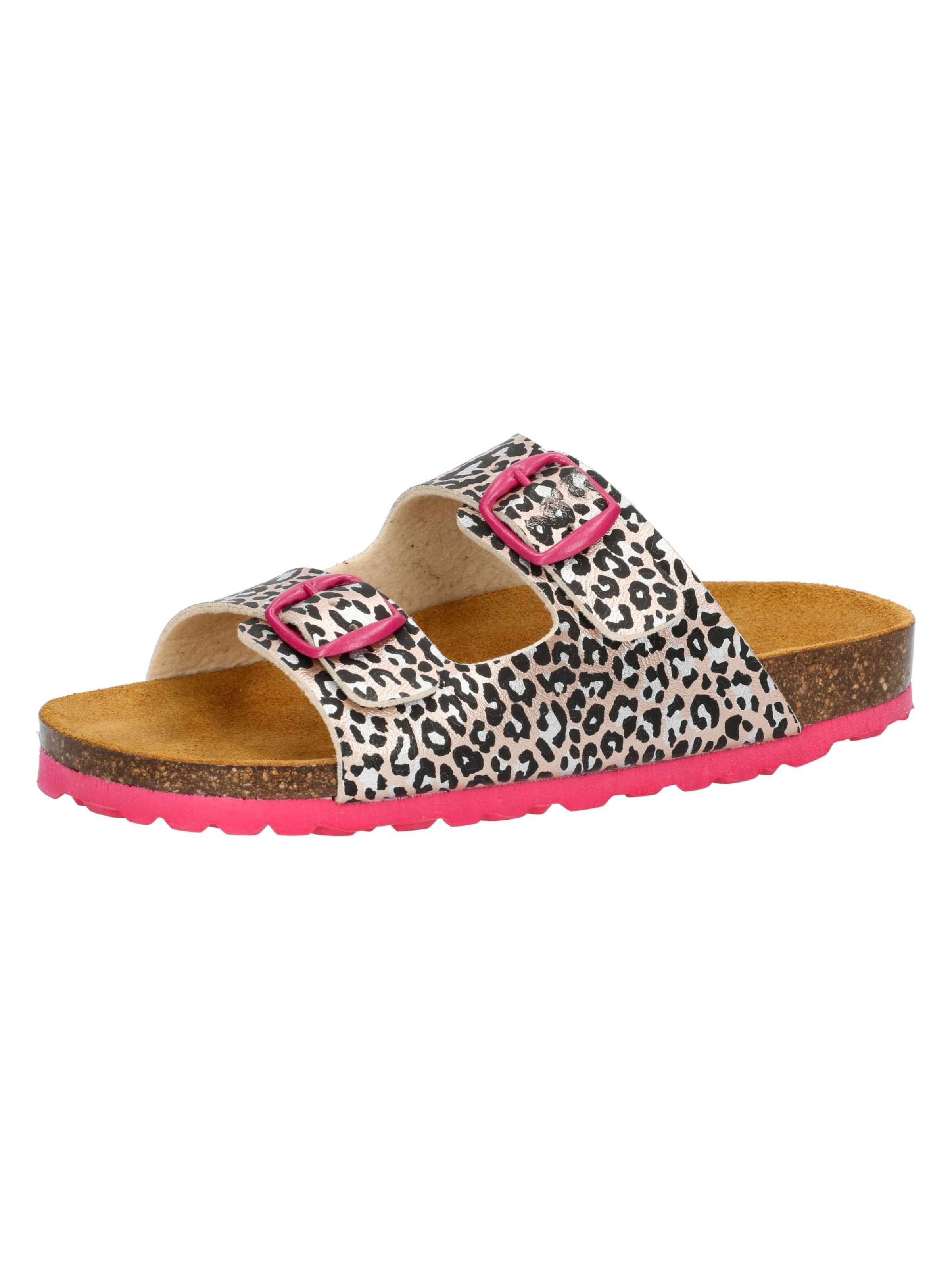 LICO Pantolette 'Bioline Rocky' in Pink: Vorderseite