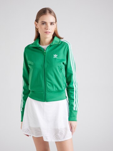 ADIDAS ORIGINALS Ζακέτα φούτερ 'ADICOLOR CLASSICS FIREBIRD' σε πράσινο: μπροστά