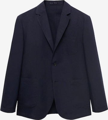 MANGO MAN Slim fit Suit Jacket 'Delave' in Blue: front