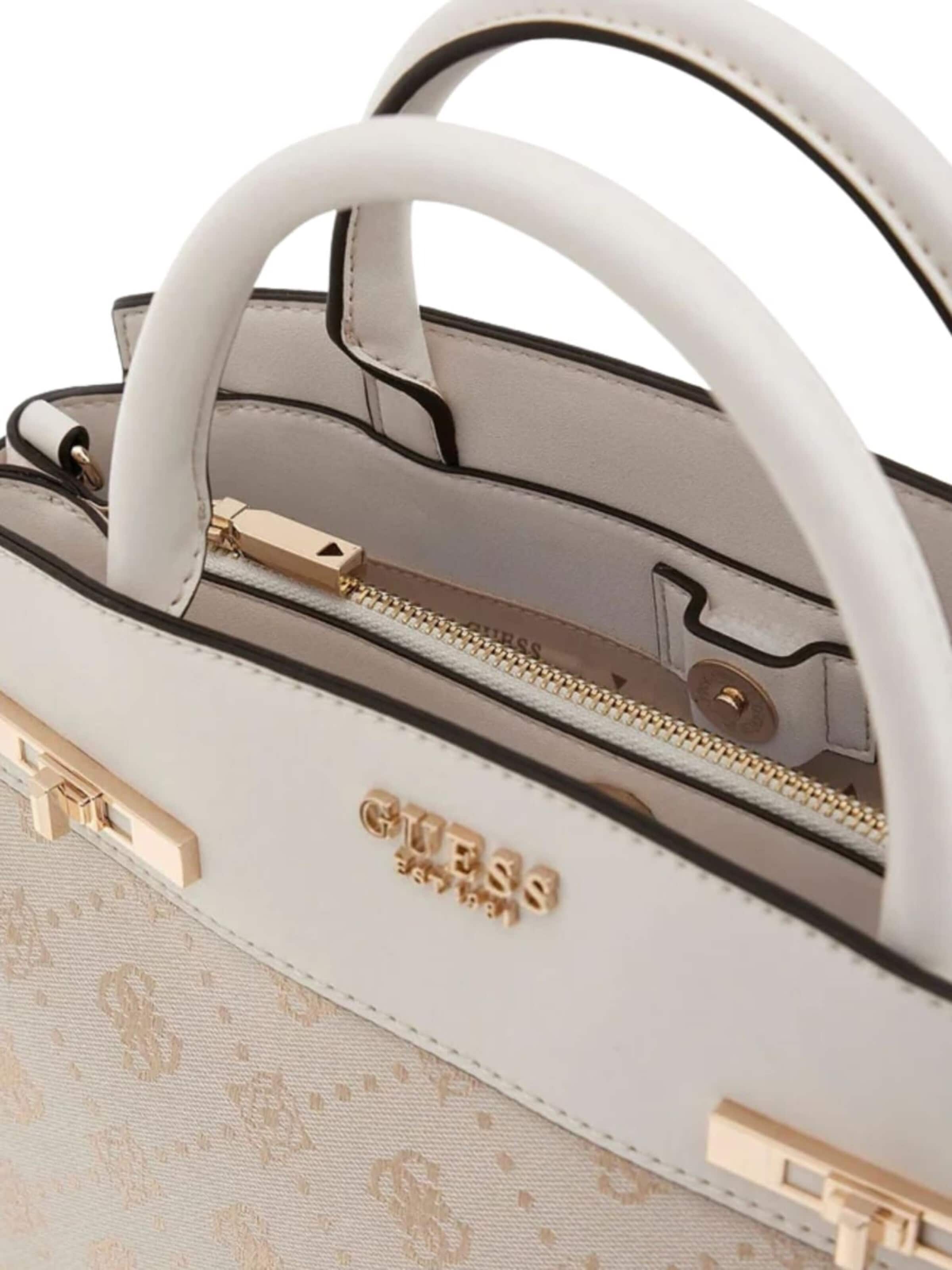 GUESS Handtasche 'Melinda'‌‌‌‌‌‌‌‌‌‌ in Weiß
