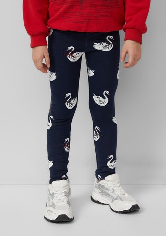 Skinny Leggings s.Oliver en bleu : devant