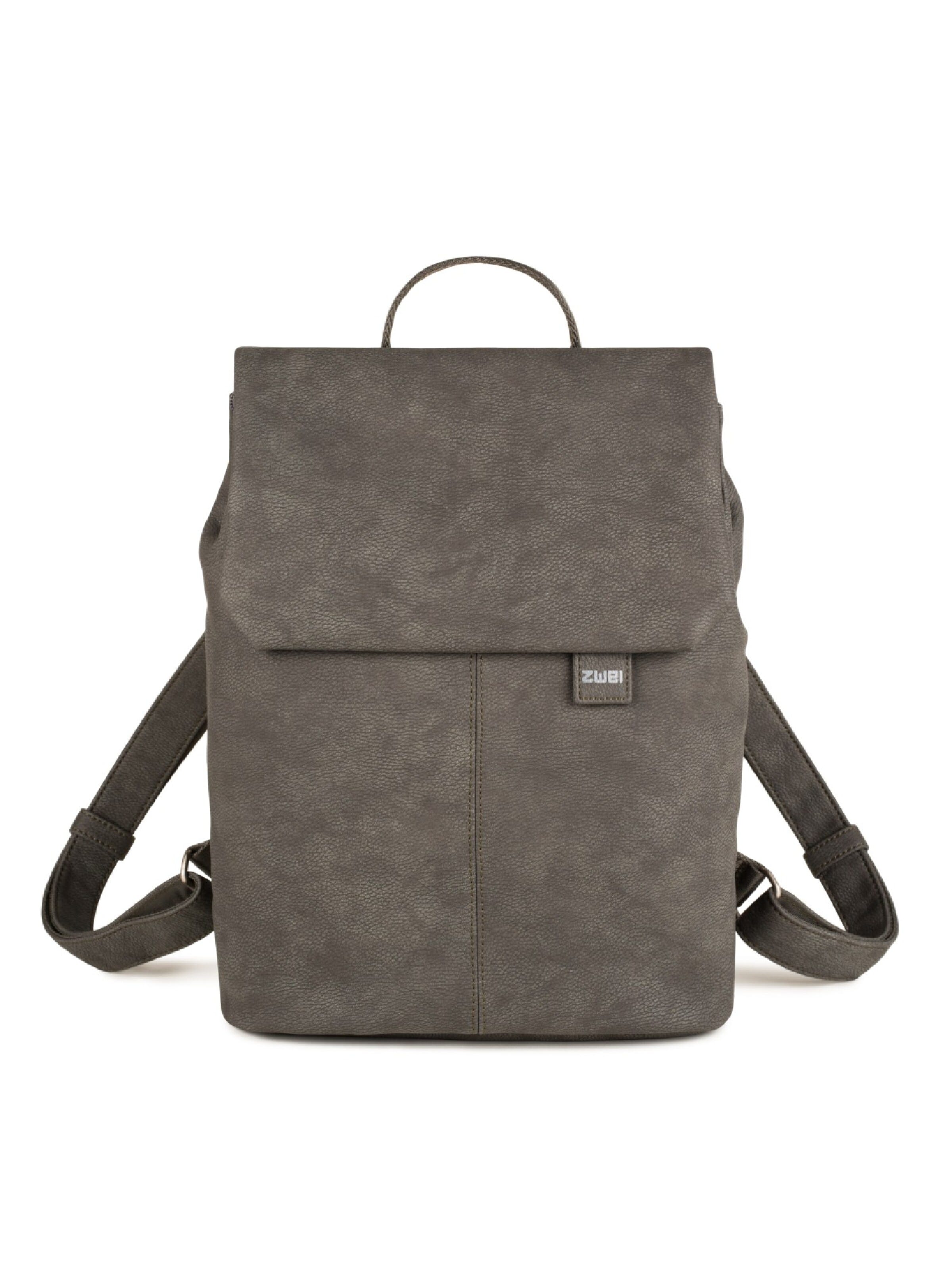 ZWEI Backpack 'MADEMOISELLE' in Brown: front