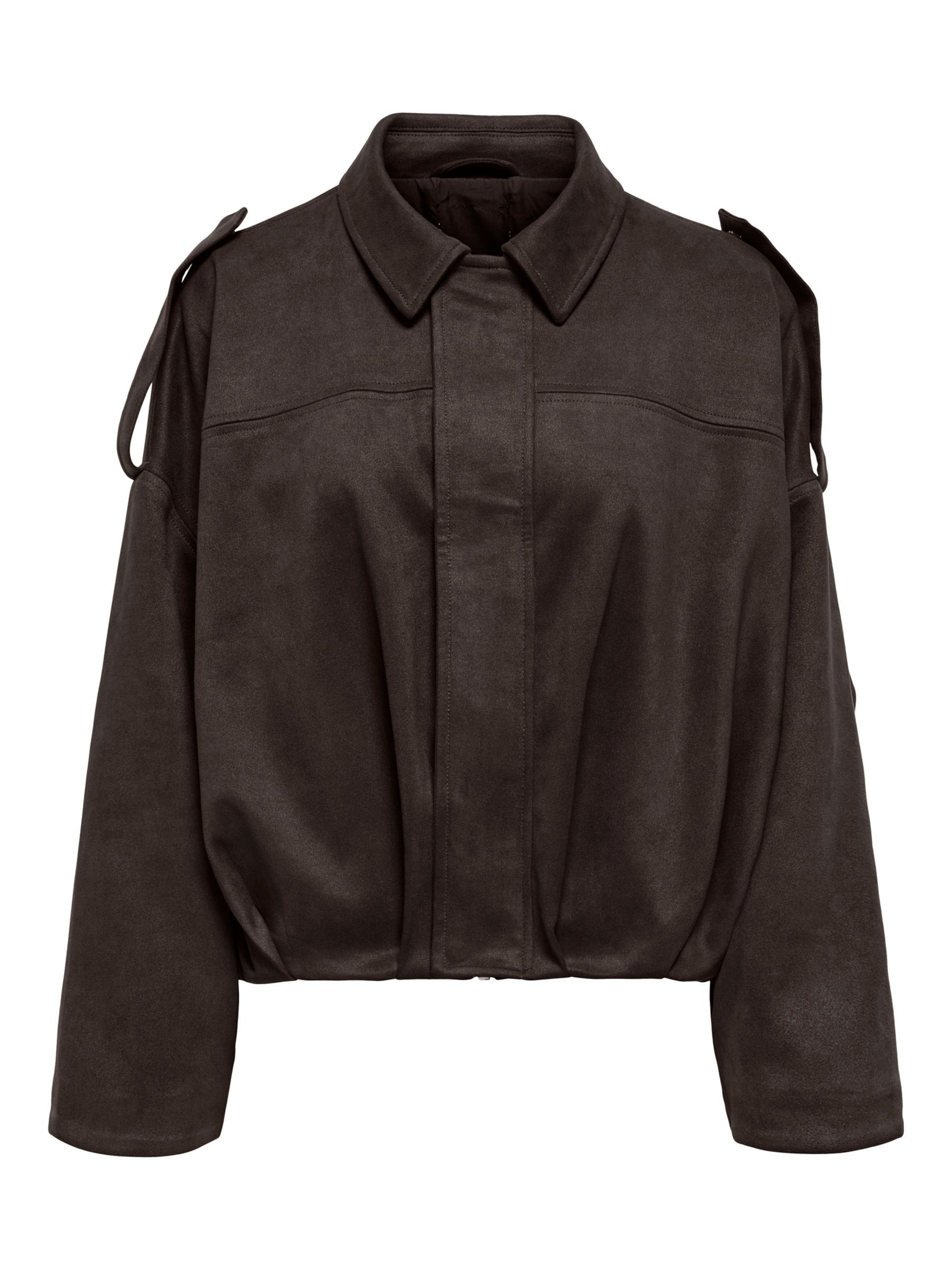 ONLY Veste mi-saison 'ONLMoon-Stina' en XS en chocolat, Vue avec produit