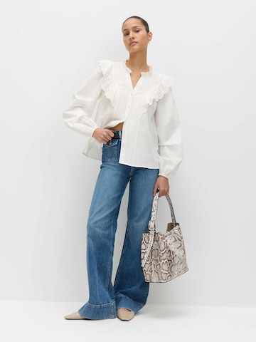 Chemisier Marks & Spencer en blanc