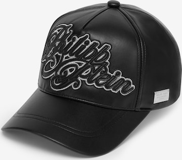 Casquette Philipp Plein en noir : devant