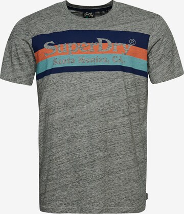 T-Shirt Superdry en gris : devant