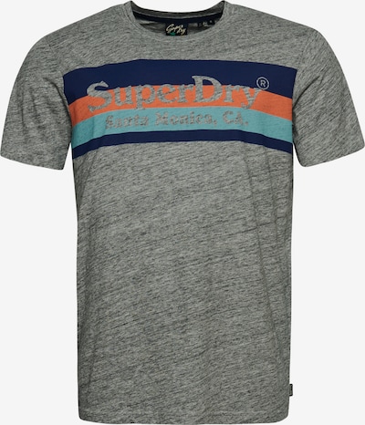 Superdry Shirt in Navy / Cyan blue / mottled grey / Coral, Item view