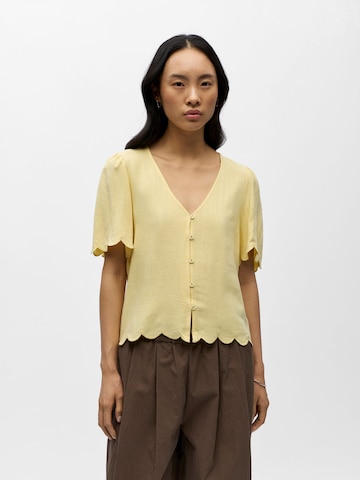 OBJECT Bluse in Gelb: Vorderseite