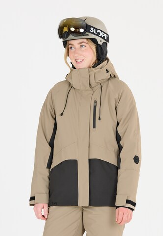 SLOPE Skijacke 'Kenai' in Beige: Vorderseite