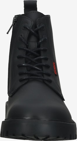 Kickers Lace-Up Ankle Boots in Black