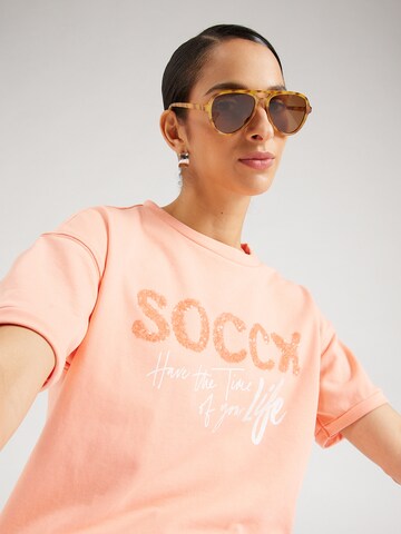 Sweat-shirt Soccx en orange