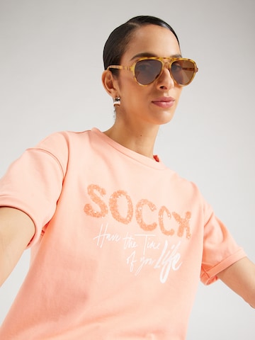 Sweat-shirt Soccx en orange