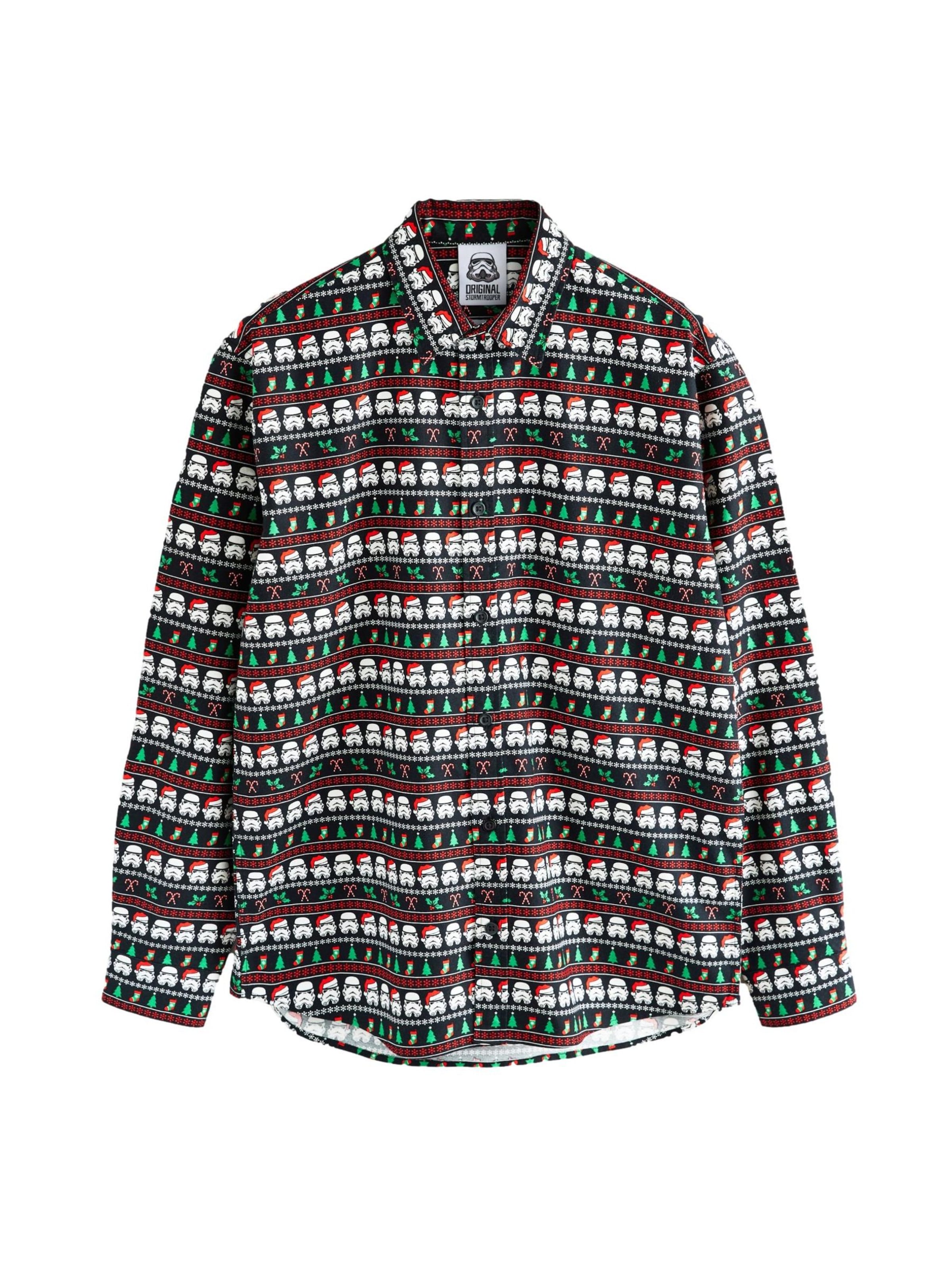 Next Regular fit Πουκάμισο σε μαύρο: μπροστά