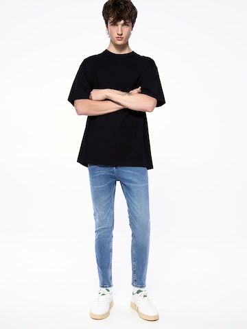 Coupe slim Jean Pull&Bear en bleu