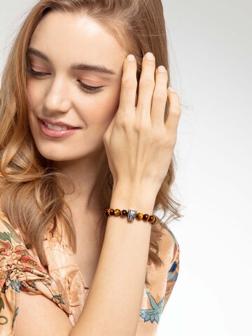 Thomas Sabo Armband  'Tiger' in Braun: Vorderseite