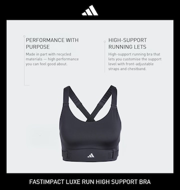 ADIDAS PERFORMANCE - Soutien Bustier Soutien de desporto 'FastImpact Luxe' em preto